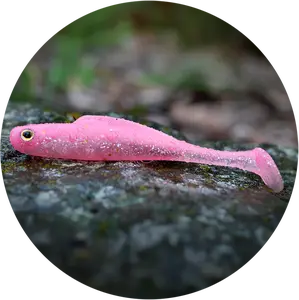 Redbass gumová nástraha ripper kicker pink g uv - xl 125 mm