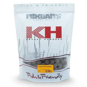 Mikbaits boilie krvavý huňáček švestka/oliheň - 1 kg 20 mm