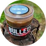 G.b.u. dipované boilies bullets anarchy 200 g - 24 mm