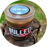 G.b.u. dipované boilies bullets anarchy 200 g - 24 mm