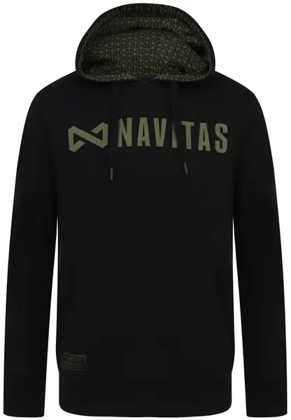Navitas mikina core hoody black - l