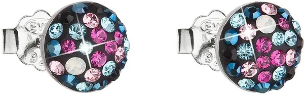 Evolution Group - Pavona Slušivé náušnice s krystaly Galaxy 31136.4