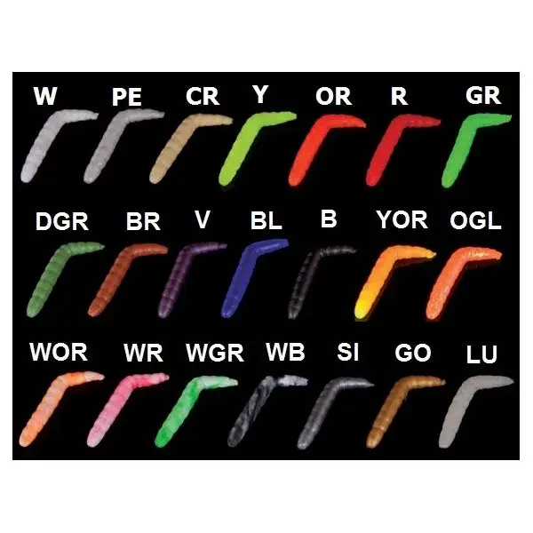 Saenger iron trout gumová nástraha baco 6 ks 4 cm-barva cr