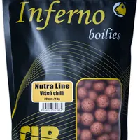 Carp inferno boilies nutra line višeň chilli - 1 kg 20 mm