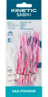Kinetic návazec sabiki octopus l pink glow 150 cm 6/0