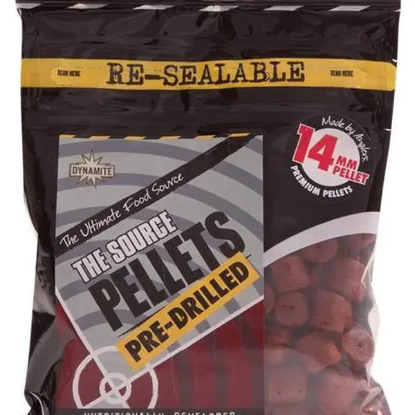 Dynamite baits pellets the source pre drilled 350 g - 14 mm