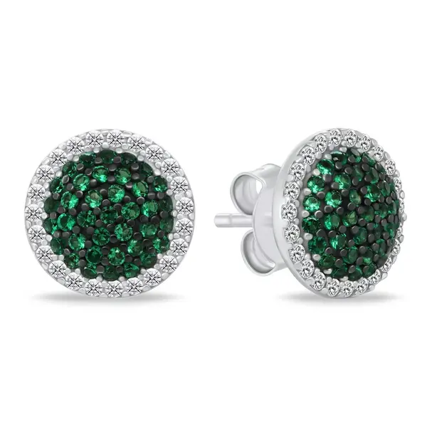 Brilio Silver Stříbrné náušnice s kubickou zirkonií EA1143WG