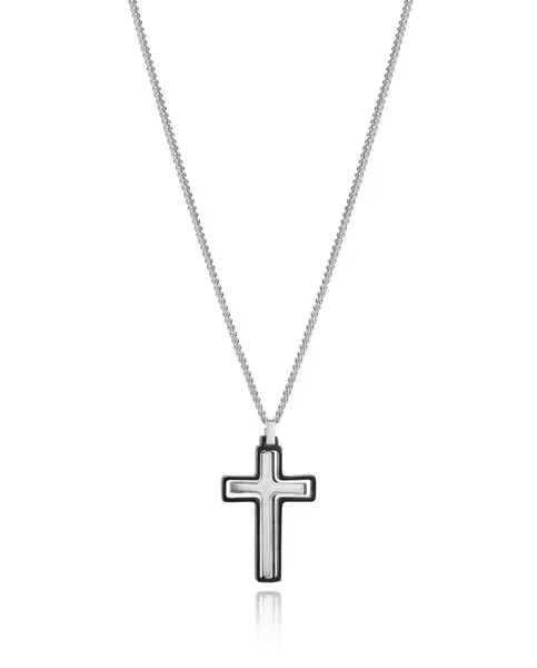 Viceroy Nadčasový pánský náhrdelník s křížkem Magnum 75330C01000