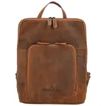 Trendy kožený batoh GW Adonis, camel