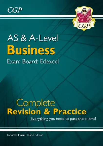 New A-Level and AS Business: Edexcel Complete Revision & Practice with Online Edition - CGP Books