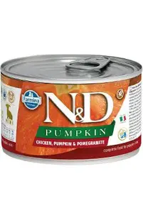 N&D Dog Pumpkin Puppy Chicken & Pomegranate Mini 140g