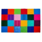 Ortek Masážna ortopedická podložka Puzzle "Mix" 24 prvkov