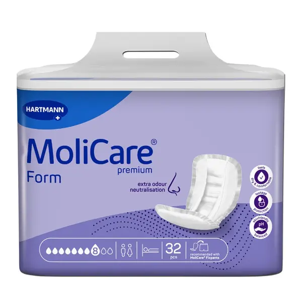 Vložné pleny Molicare Form 8 kapek 3017ml 32ks