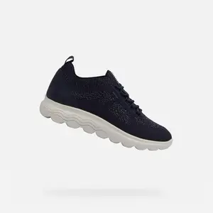 Dark blue women's sneakers Geox Spherica - Women's