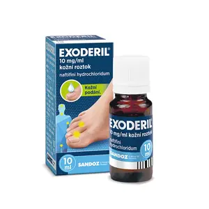 Exoderil® 10 mg/ml kožní roztok 10 ml, na plíseň kůže a nehtů