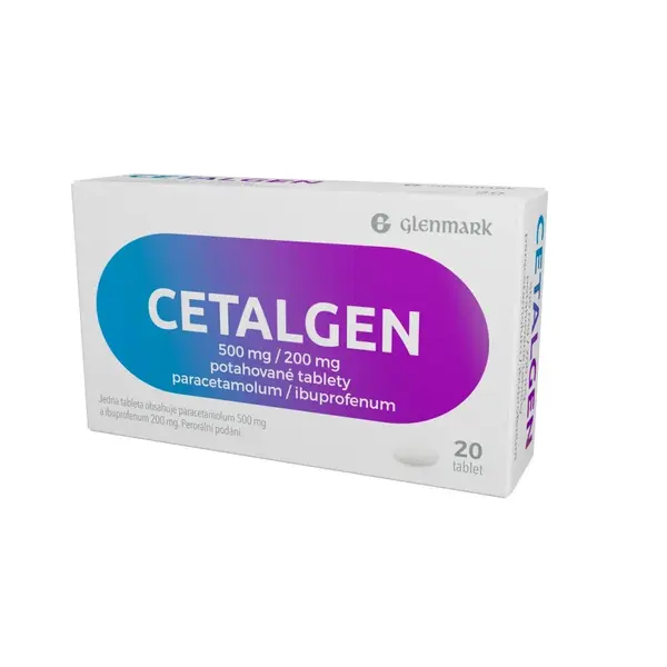 Cetalgen 500mg/200mg 20 tablet