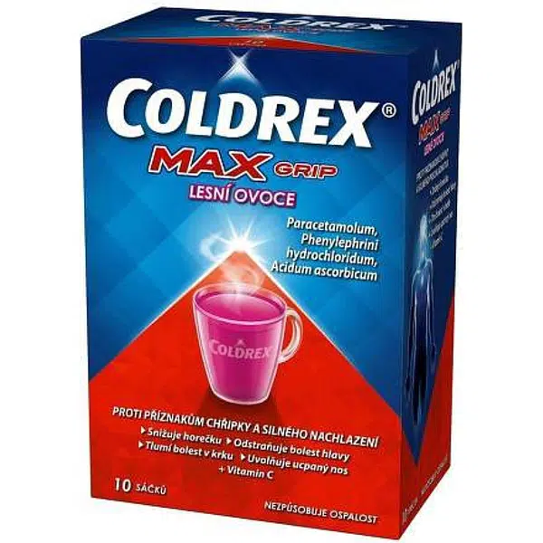 Coldrex Maxgrip Lesní Ovoce 10 sáčků
