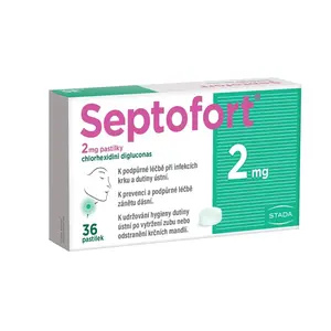Septofort 2mg 36 pastilek
