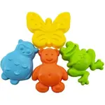 Formičky Bábovky na piesok plast zvieratká 4 ks