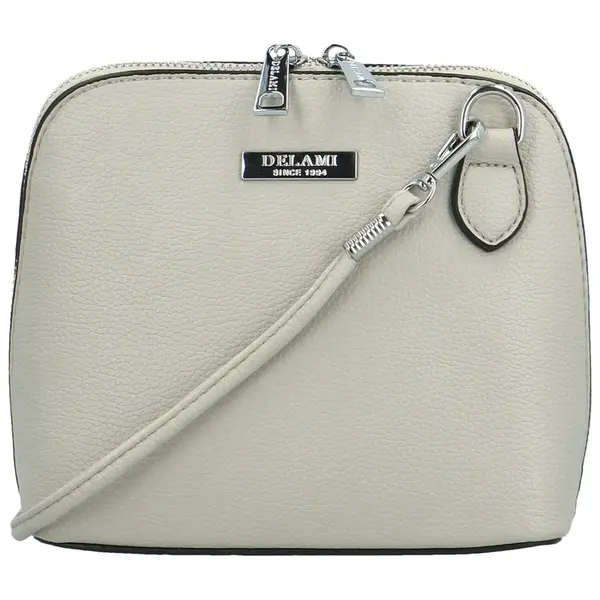 Stylová dámská crossbody kabelka Delami Petite Muse, světle šedá