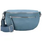 Módní koženková kabelko/ledvinka Pastax, džínově modrá