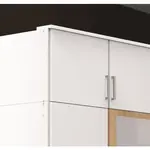 Skříňový nástavec Click, 91 cm, bílý