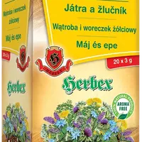 HERBEX Játra a žlučník sáčky 20 x 3 g