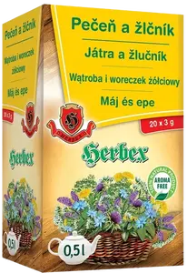 HERBEX Játra a žlučník sáčky 20 x 3 g