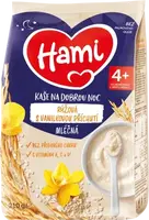 HAMI Kaše mléčná rýžová s vanilkovou příchutí na dobrou noc 210 g