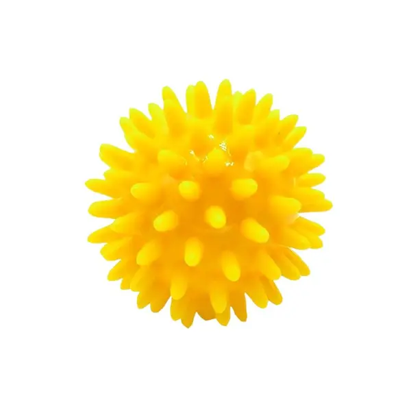 REHABIQ Masážní míček ježek žlutý 6cm