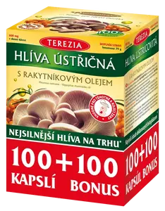 TEREZIA Hlíva ústřičná s rakytníkovým olejem 200 kapslí
