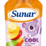 SUNAR Cool ovocná kapsička hruška, banán, mango 12m+ 120 g