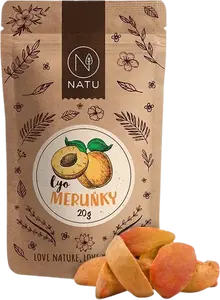 NATU Lyofilizované meruňky 20 g