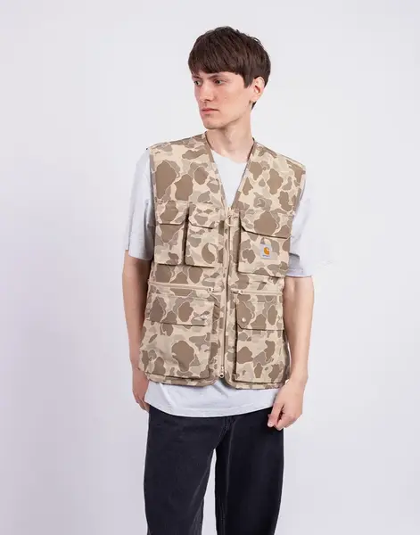 Carhartt WIP Irwin Vest Camo Duck, Desert M