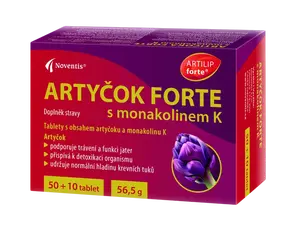NOVENTIS Artyčok Forte s monakolinem K 60 tablet