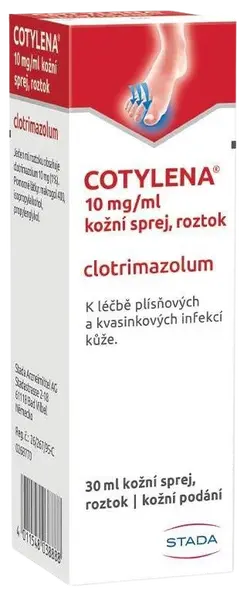 COTYLENA kožní sprej k léčbě kožních a slizničních infekcí 30 ml