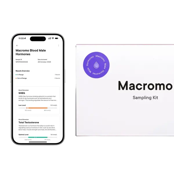 MACROMO krevní test Mužské hormony