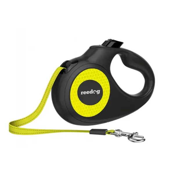 Reedog samonavíjecí vodítko S 15kg / 5m páska / reflexní | P55616