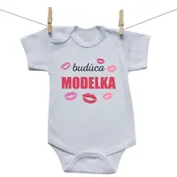 Boodyy Body s krátkym rukávom Budúca modelka 68 (3-6 mesiacov)