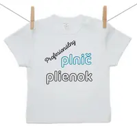 Boodyy Tričko s krátkym rukávom Profesionálny plnič plienok 140 (9-10 rokov)