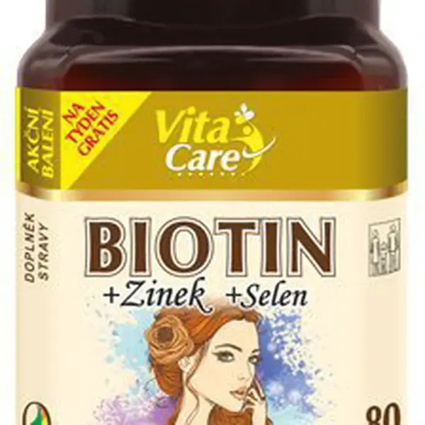 VITAHARMONY Biotín 300 µg + Selén + Zinok 87 tabliet