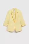 Women's blazer MOODO - light yellow
