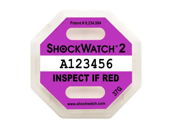 Indikátor nárazu Shockwatch2 - 37 g, fialový