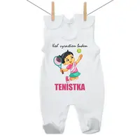 Boodyy Dupačky Keď vyrastiem budem tenistka 56 (0-2 mesiace)