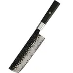 Damaškový kuchynský nôž Yunoka-Nakiri/Hnedá H37439