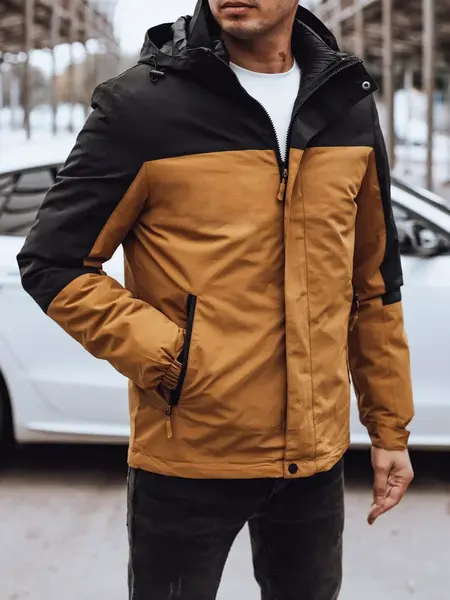 Pánská přechodná bunda s kapucí