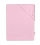 Detská jersey plachta do postieľky - sv. ružová