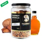 Granola z lupienkov lúpaného tigrieho orecha s pekanovými orechmi