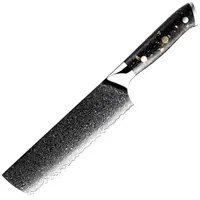 Damaškový kuchynský nôž Nakiri-30,3cm, čepeľ 17,1cm H