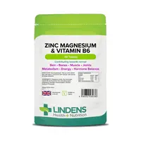 LINDENS Health + Nutrition Zinok, Horčík & Vitamín B6, 90 tabliet